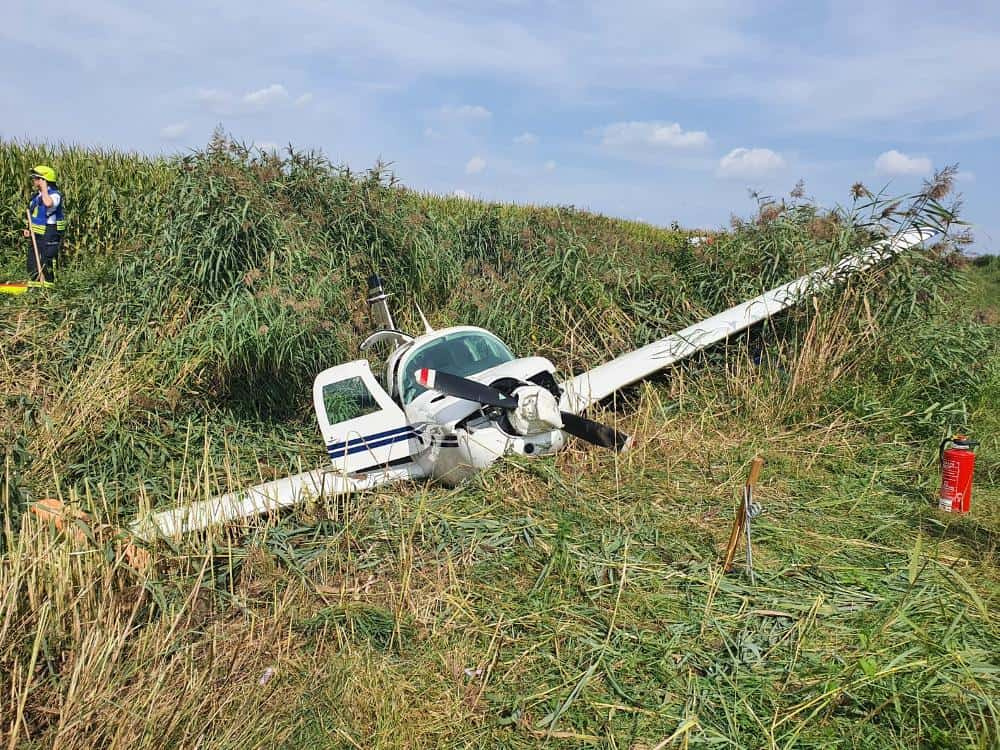 Unfall Flugplatz Günzburg 30082022