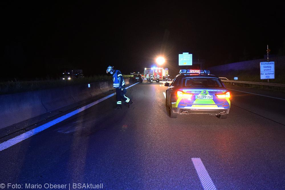 Unfall A8 Leipheim 16052022