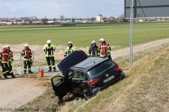 Unfall Scheppach Burgau Kreisverkehre 09042022 16