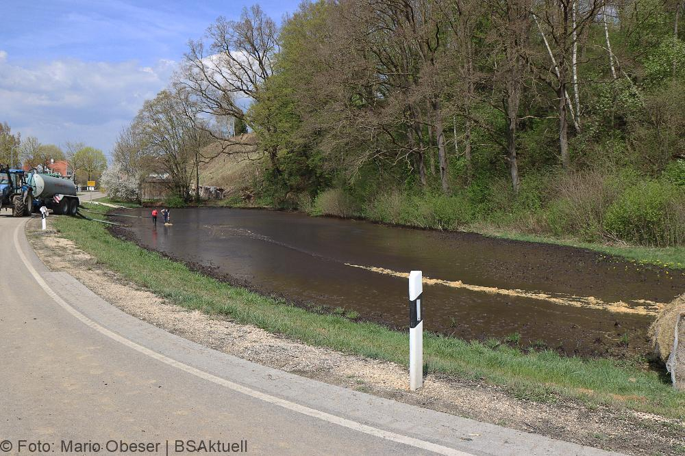 Gülle Biogasanlage Münsterhausen ausgetreten 15042022